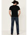 Image #3 - Levi's Men's 501 Unicycle Dark Wash Original Fit Straight Leg Stretch Denim Jeans, Dark Medium Wash, hi-res