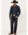 Image #1 - Cinch Men's White Label Dark Wash Relaxed Straight Rigid Denim Jeans, Indigo, hi-res