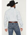 Image #4 - Cinch Men's Floral Geo Print Long Sleeve Button-Down Western Shirt, Light Blue, hi-res