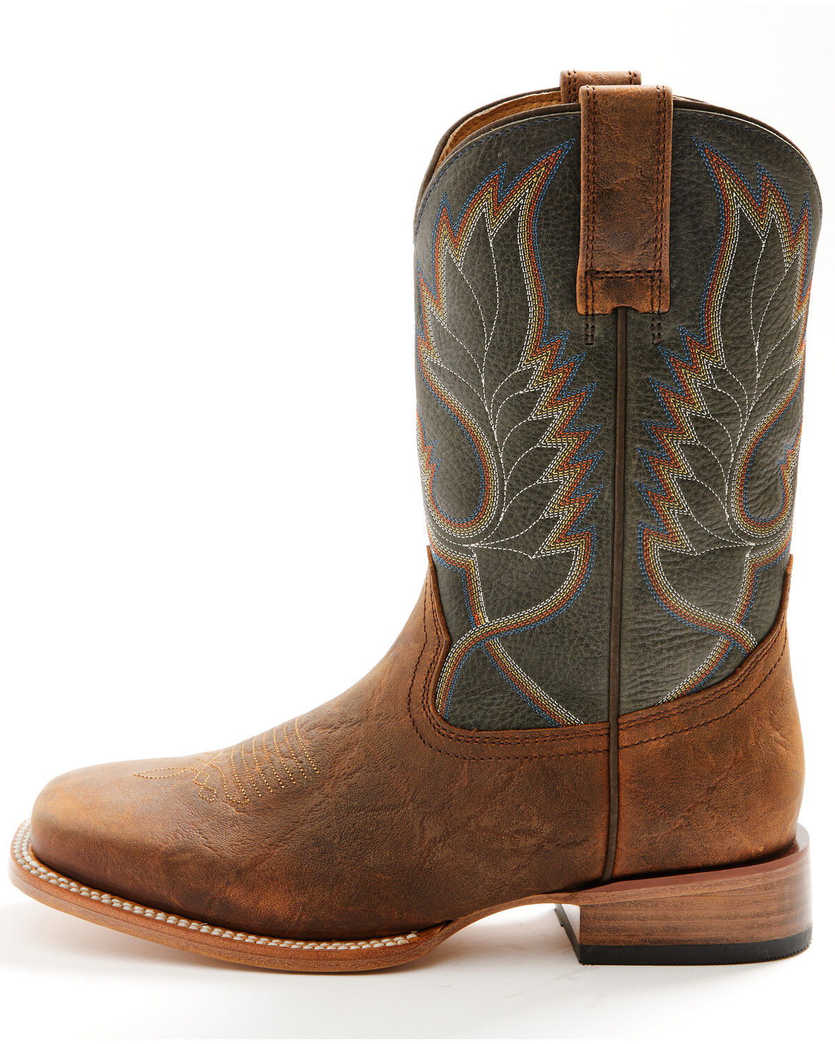 Image #3 - Cody James Cush Core® Men's Tracker Western Boots - Broad Square Toe, Blue, hi-res