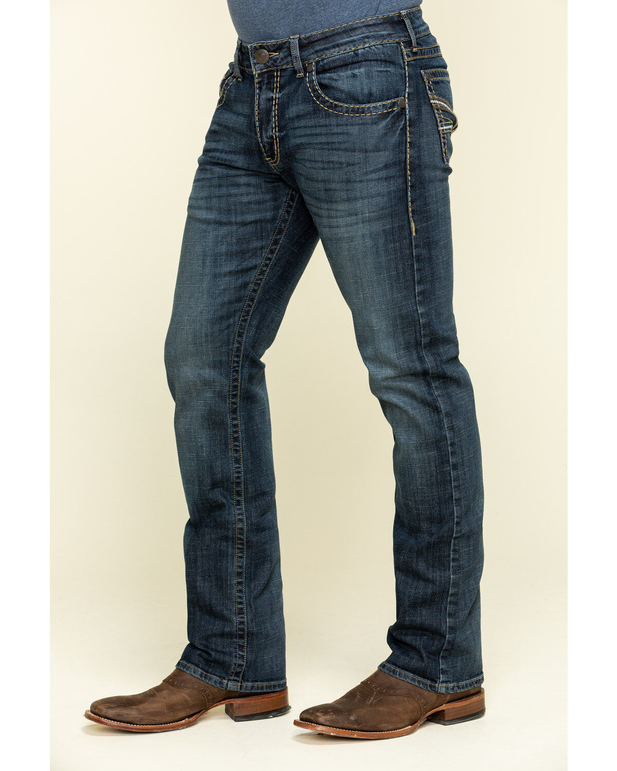 rock 47 denim slim boot