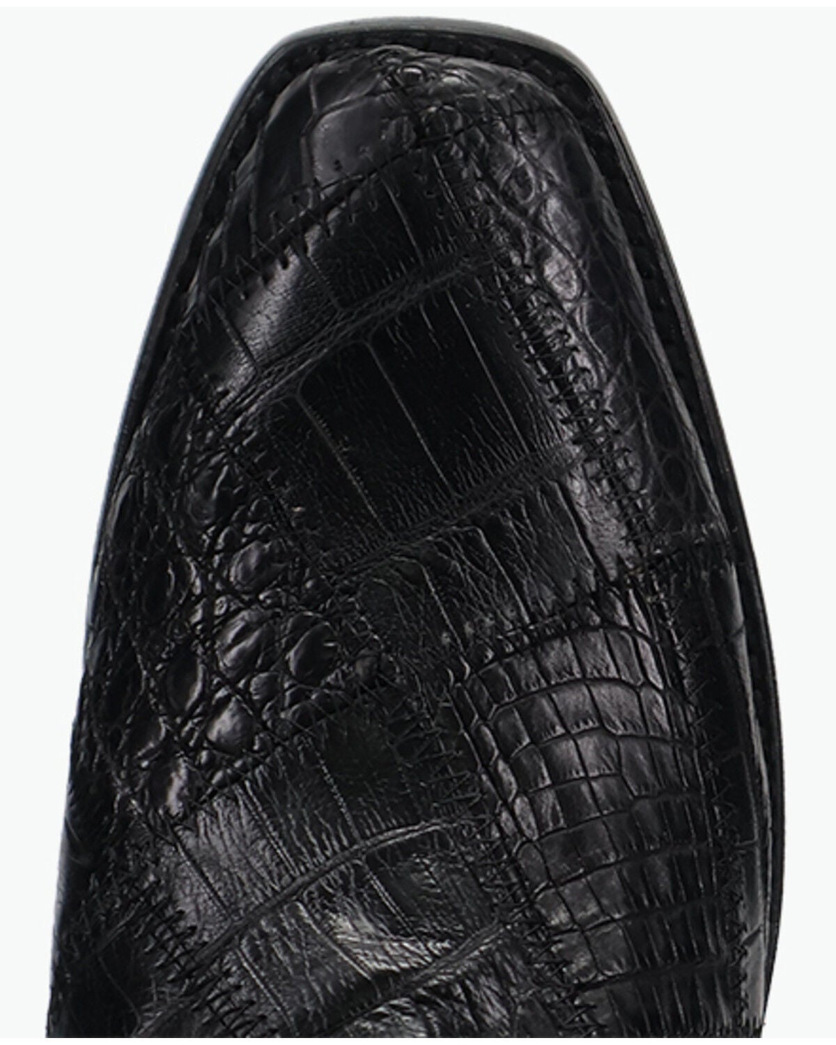 Image #6 - Dan Post Men's Exotic Alligator Western Boots - Square Toe, Black, hi-res