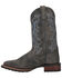 Laredo Men's 11" Winfield Western Boots - Broad Square Toe, Grey, hi-res
