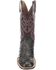 Image #5 - Lucchese Men's Harris Full Quill Ostrich Western Boots - Wide Square Toe, Dark Grey, hi-res