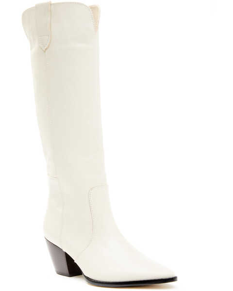 Matisse Women's Stella Western Boots - Pointed Toe, Off White, hi-res