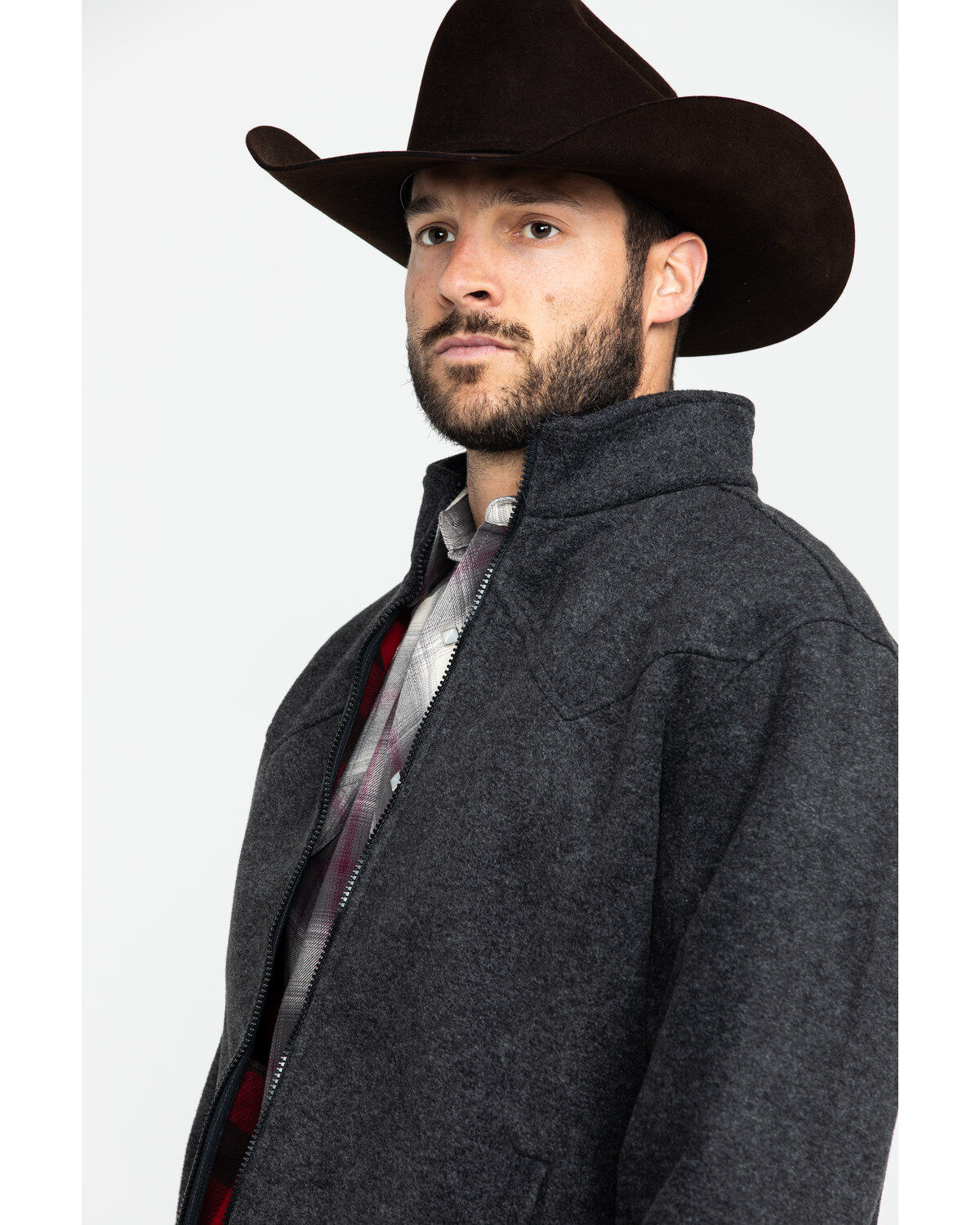 Image #5 - Outback Trading Co. Men's Oregon Jacket, Charcoal, hi-res