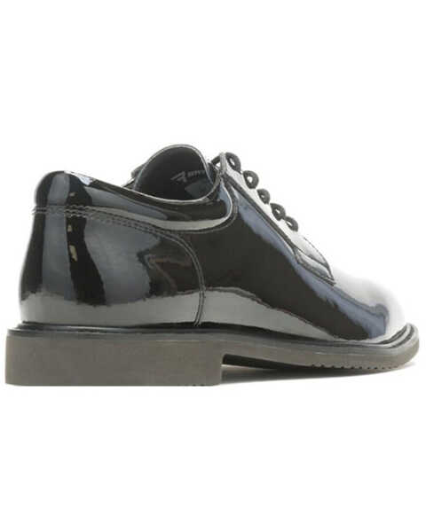 Image #4 - Bates Women's Sentry LUX High Gloss Oxford Shoes, Black, hi-res