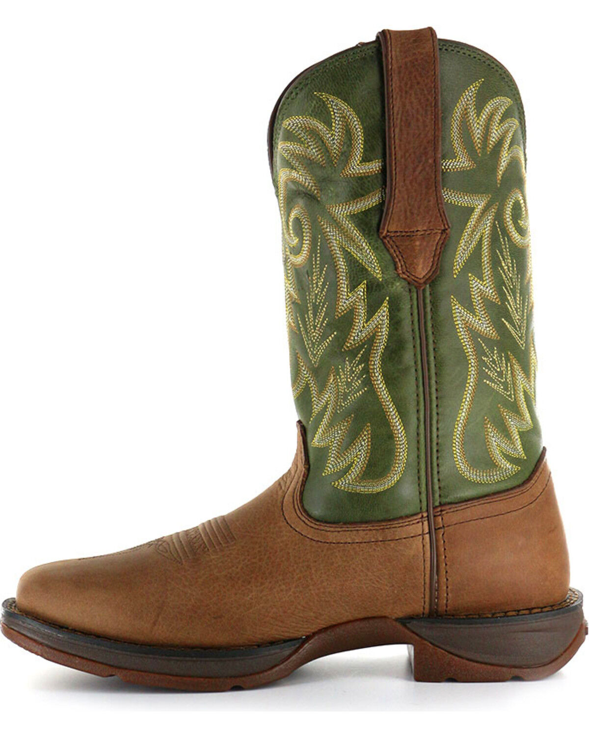 Image #3 - Durango Men's Rebel Pull On Western Boots - Square Toe, , hi-res