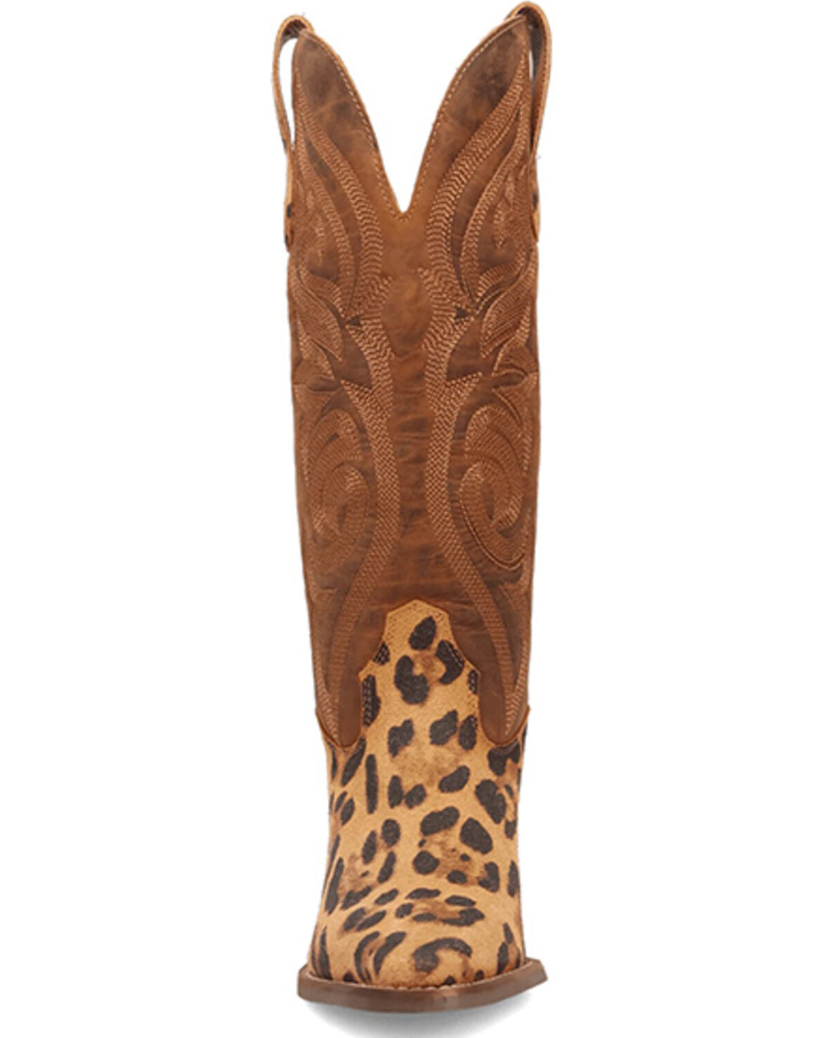 Image #4 - Dingo Women's Hensley Leopard Print Tall Western Boots - Snip Toe, Leopard, hi-res