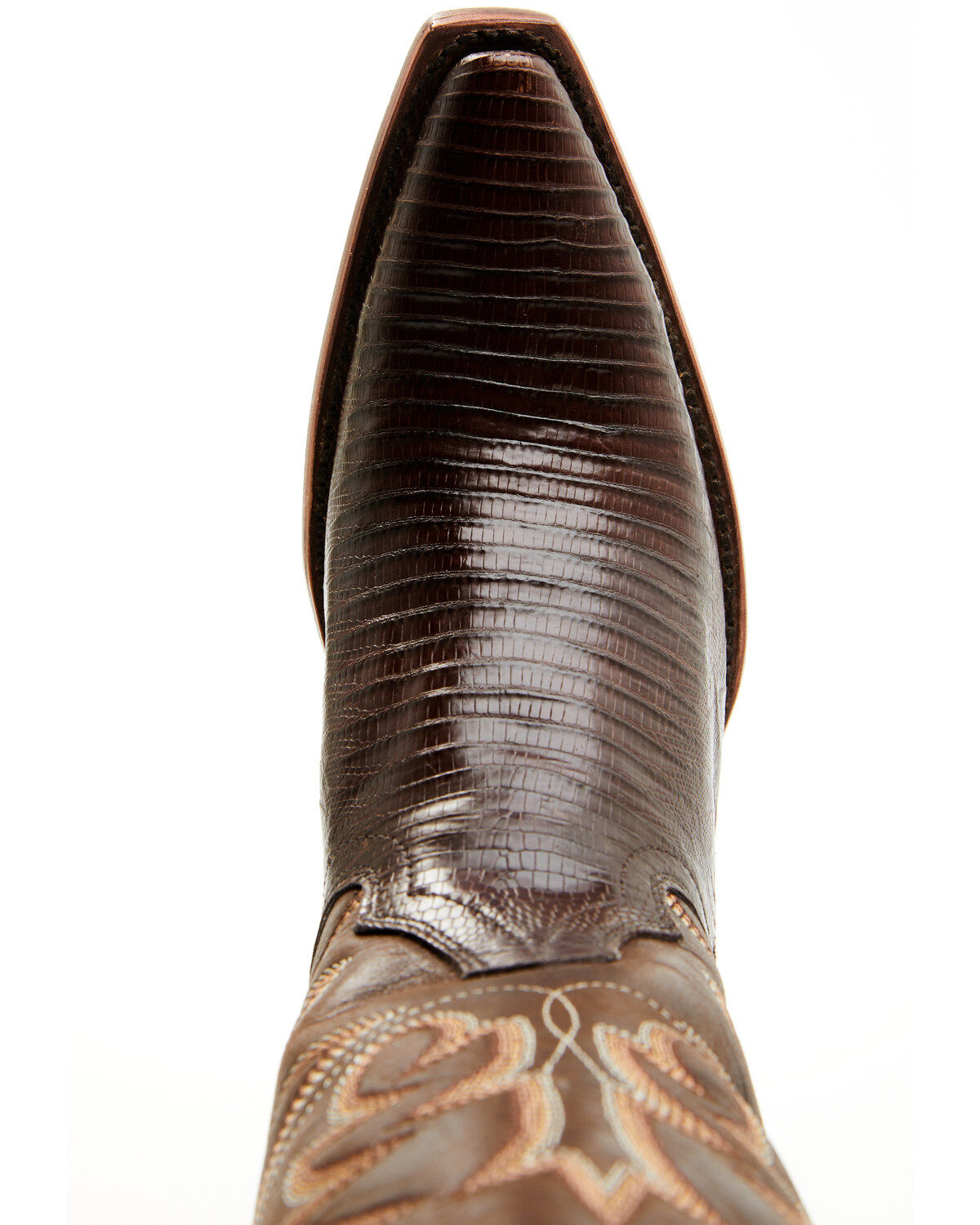 Image #6 - Shyanne Women's Cocoa Exotic Lizard Western Boots - Snip Toe, Brown, hi-res