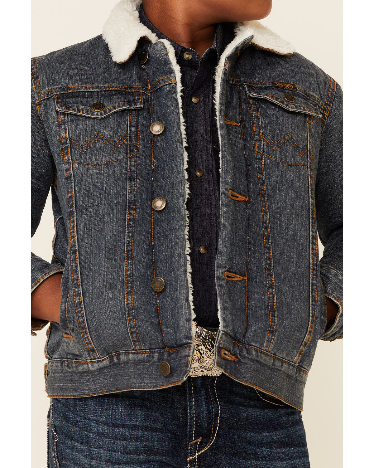 wrangler borg jacket