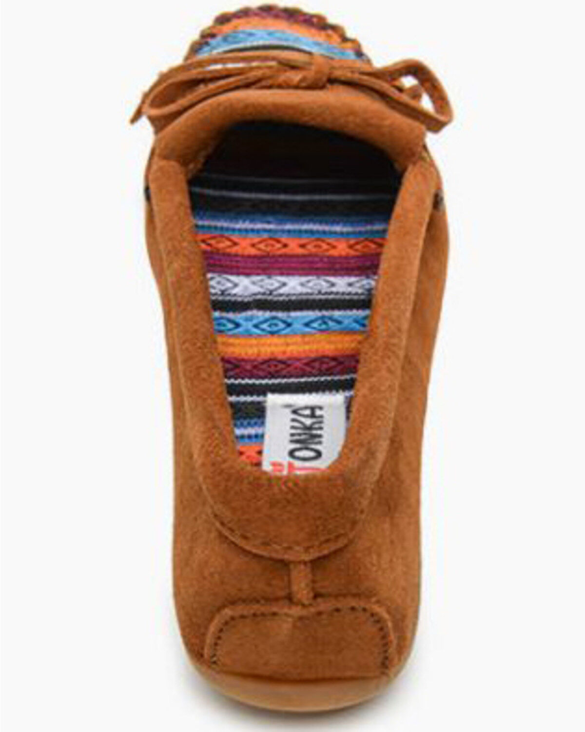 Image #3 - Minnetonka Women's Kilty Moccasins, Brown, hi-res