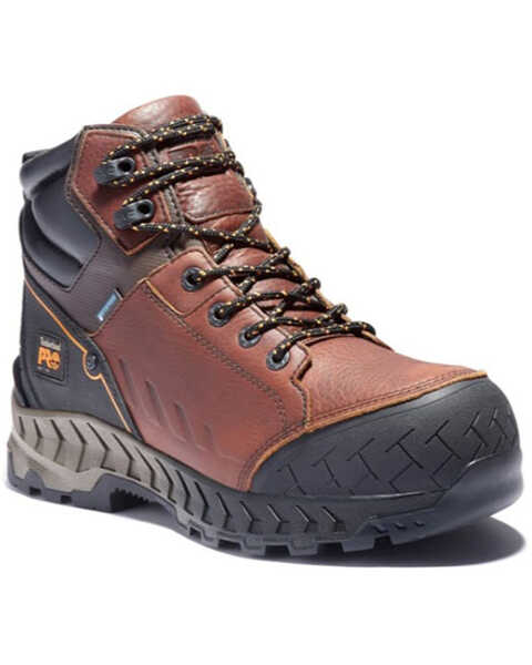 Image #1 - Timberland PRO Men's Summit Waterproof Work Boots - Soft Toe, Brown, hi-res
