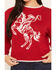 Image #3 - White Crow Women's Bronco Sweater, Red, hi-res