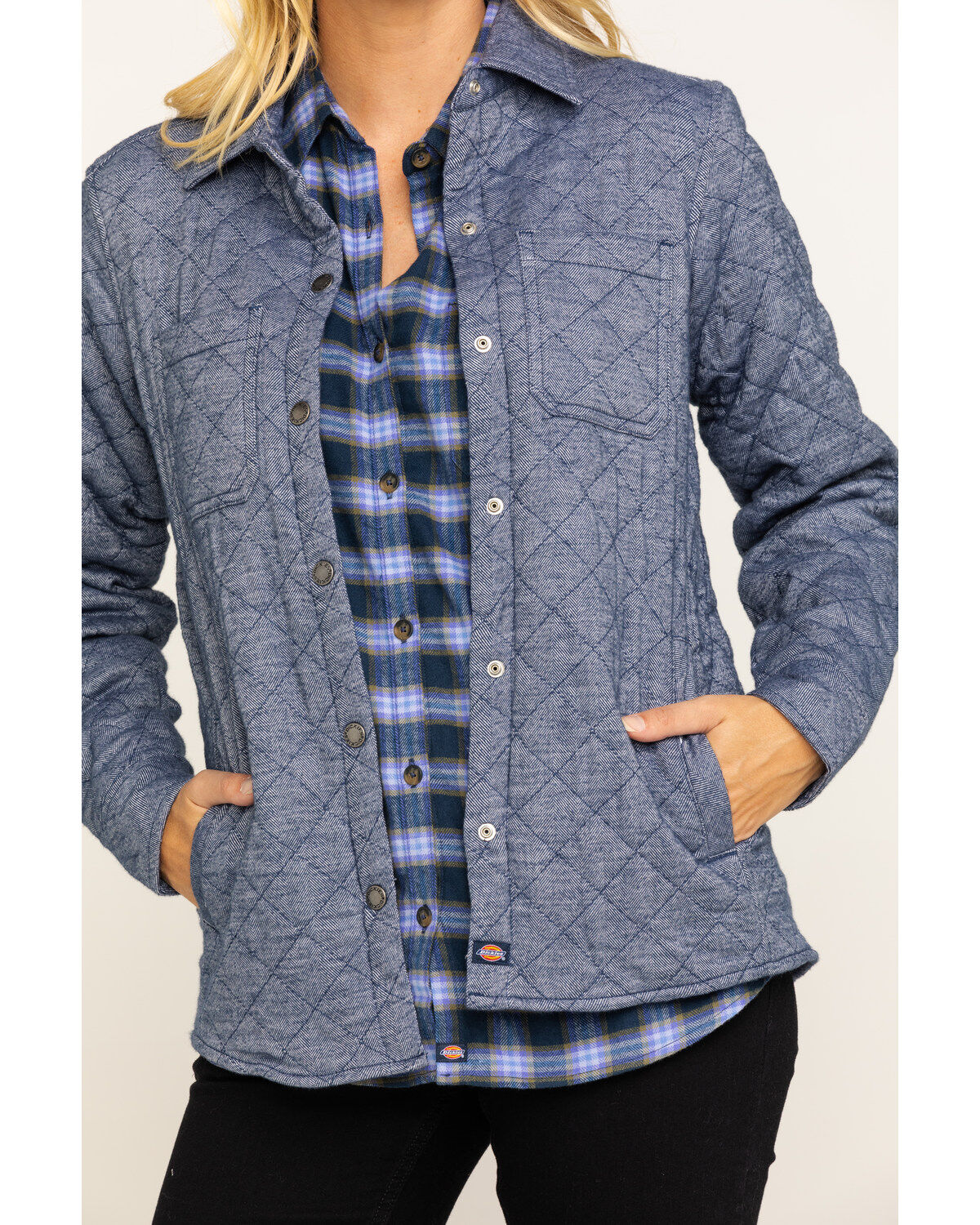 Image #4 - Dickies Women's Quilted Flannel Shirt Jacket, , hi-res
