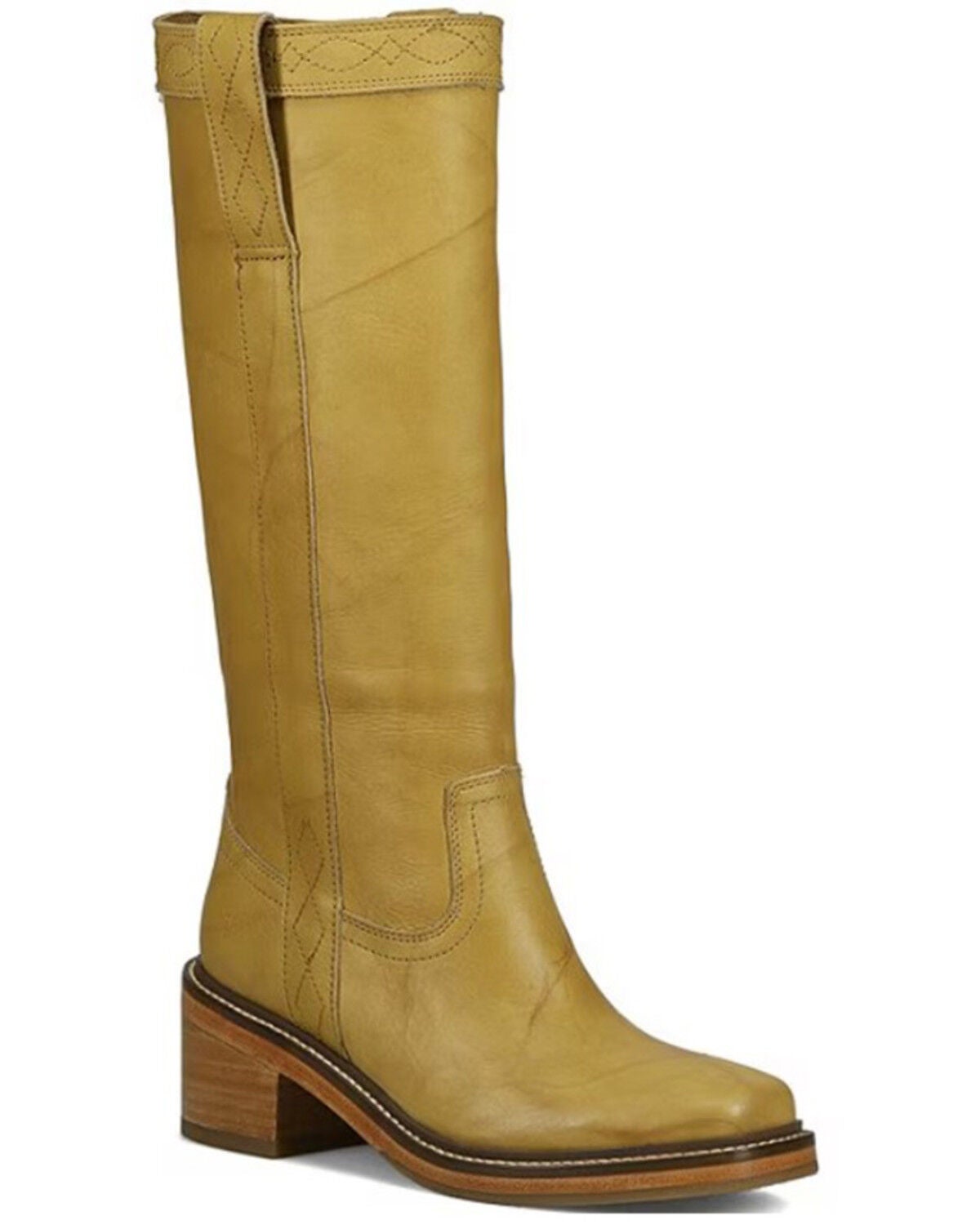Frye Women's Kate Pull-On Tall Fashion Boots - Round Toe, Brown, hi-res