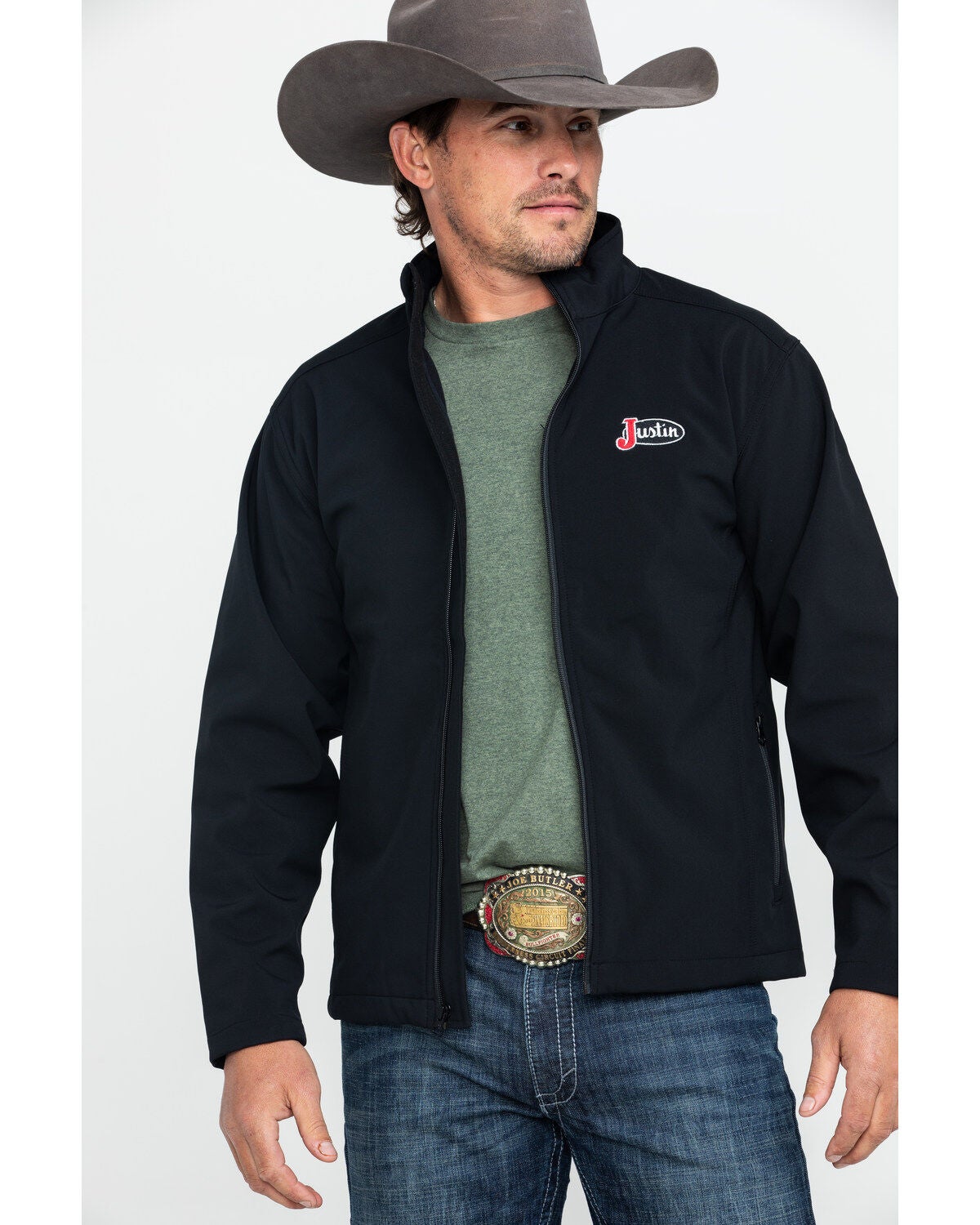 Justin Men's Laminated Softshell Bonded Jacket | Boot Barn