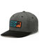 Image #1 - Cinch Men's Denim Patch Ball Cap, Black, hi-res