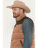 Image #2 - Cody James Men's Lonoke Corduroy Puffer Vest, Tan, hi-res