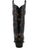 Image #5 - Black Star Women's Marfa Star Inlay Studded Leather Western Boot - Snip Toe , Black, hi-res