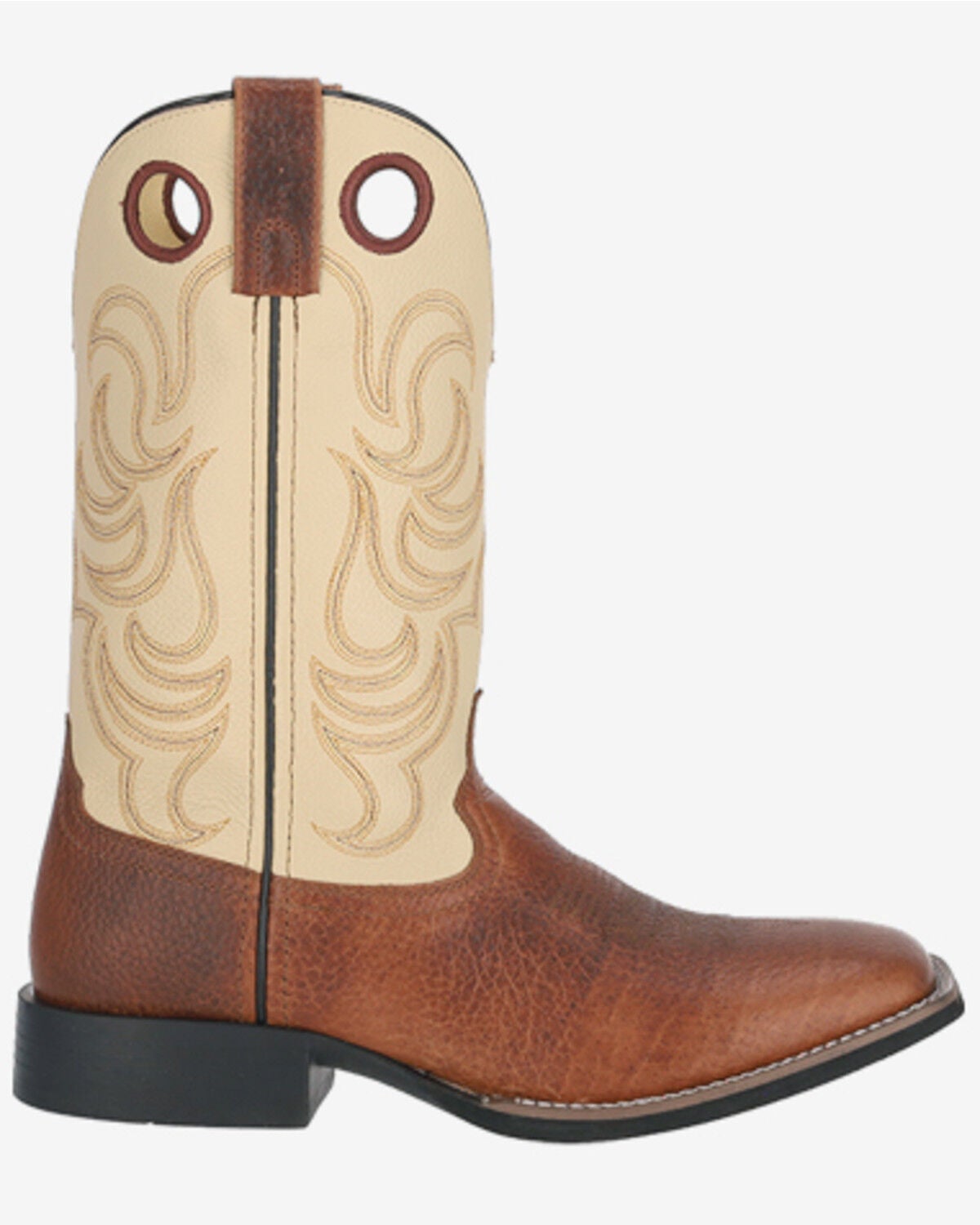 Image #2 - Smoky Mountain Men's Cedar Performance Western Boots - Broad Square Toe, Brown, hi-res