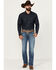 Image #1 - Ariat Men's M7 Peconic Remming Medium Wash Slim Straight Stretch Jeans, Medium Wash, hi-res