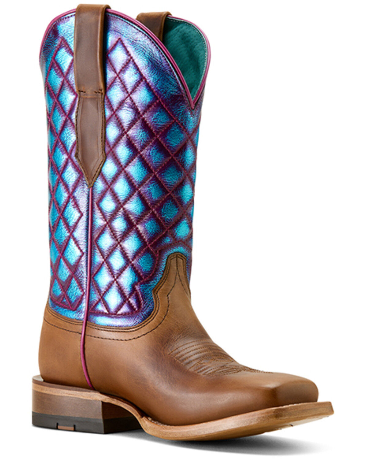 Image #1 - Ariat Women's Frontier Wittman Western Boots - Broad Square Toe, Multi, hi-res
