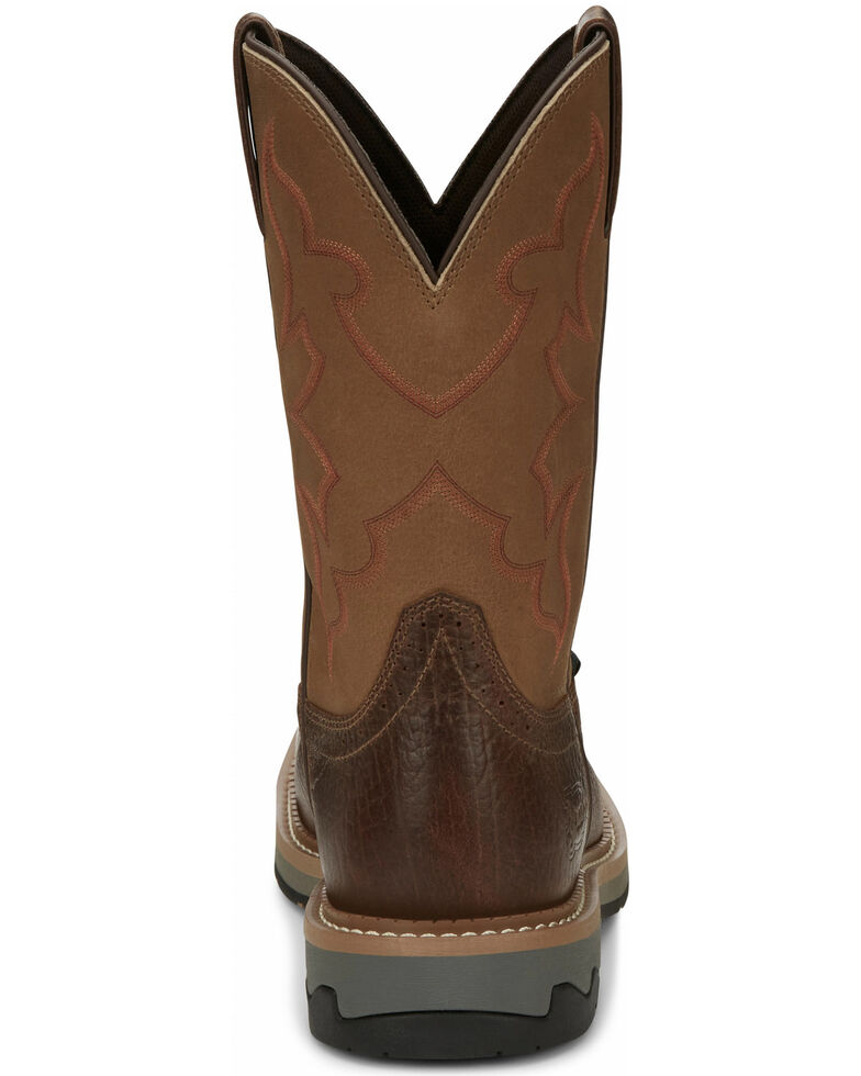 justin original work boots composite toe