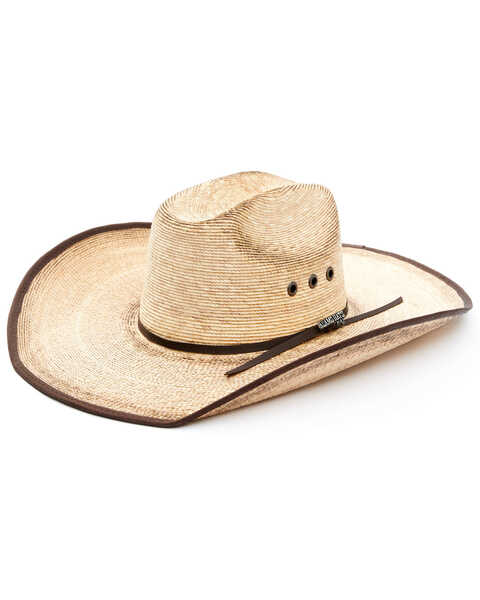 Twister Fired Straw Cowboy Hat , Dark Brown, hi-res