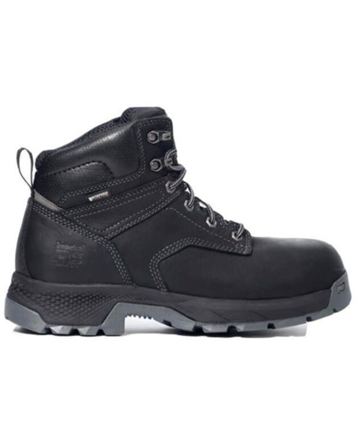 Image #2 - Timberland PRO Men's 6" TiTAN® EV Waterproof Work Boots - Composite Toe, Black, hi-res