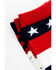 Shyanne Women's Stars & Stripes Crew Socks - 2-Pack, Red/white/blue, hi-res