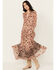 Image #2 - Free People Women's See It Through Floral Long Sleeve Maxi Dress, Multi, hi-res