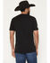 Image #4 - Grunt Style Men's Crossed Rifle Skull Short Sleeve Graphic T-Shirt, Black, hi-res