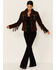 Image #5 - Scully Fringe & Beaded Boar Suede Leather Jacket, Chocolate, hi-res