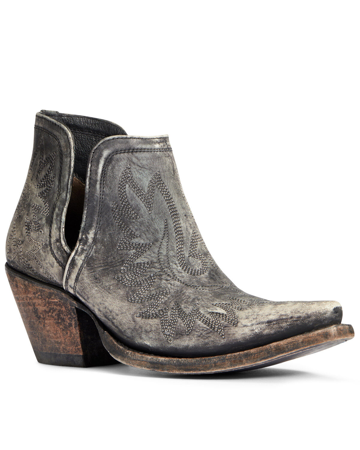 Image #1 - Ariat Women's Dixon Sueded Fashion Booties - Snip Toe, , hi-res