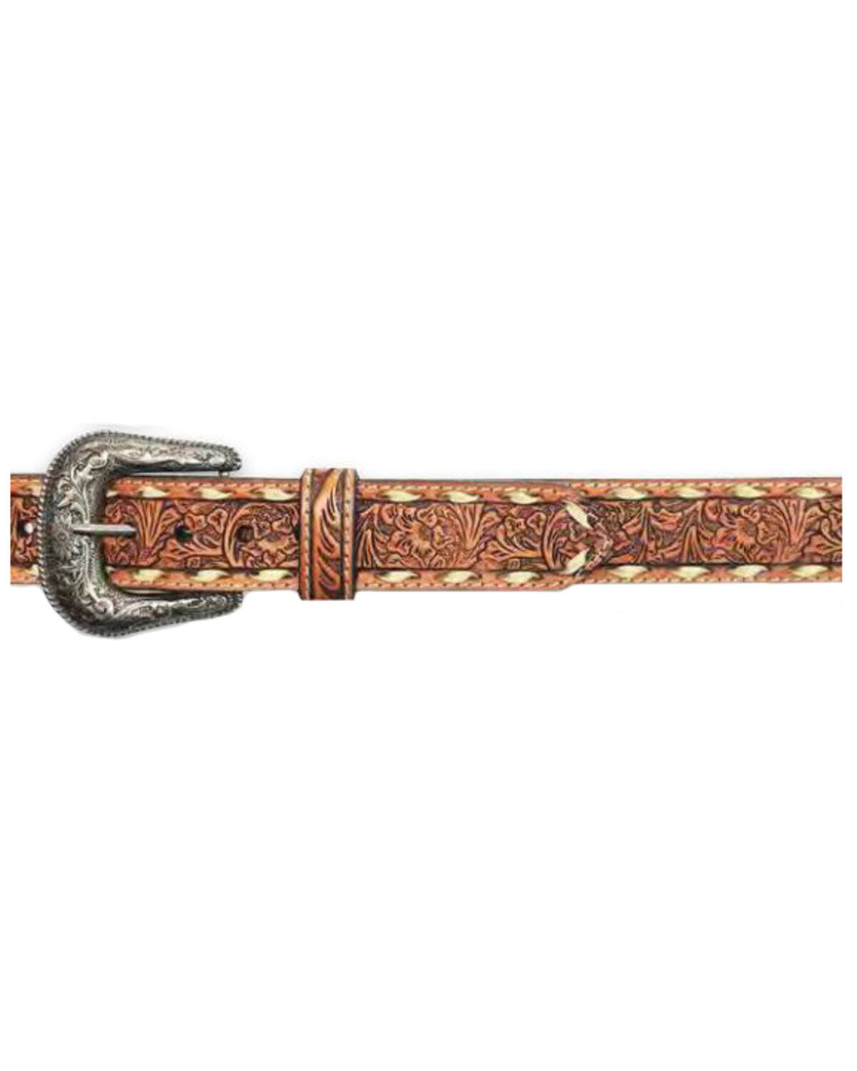 Roper Men's Cherry Padded Strap Genuine Leather Belt 9120500986 