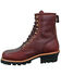 Chippewa Men's Waterproof Insulated 8" Logger Boots - Steel Toe, Briar, hi-res