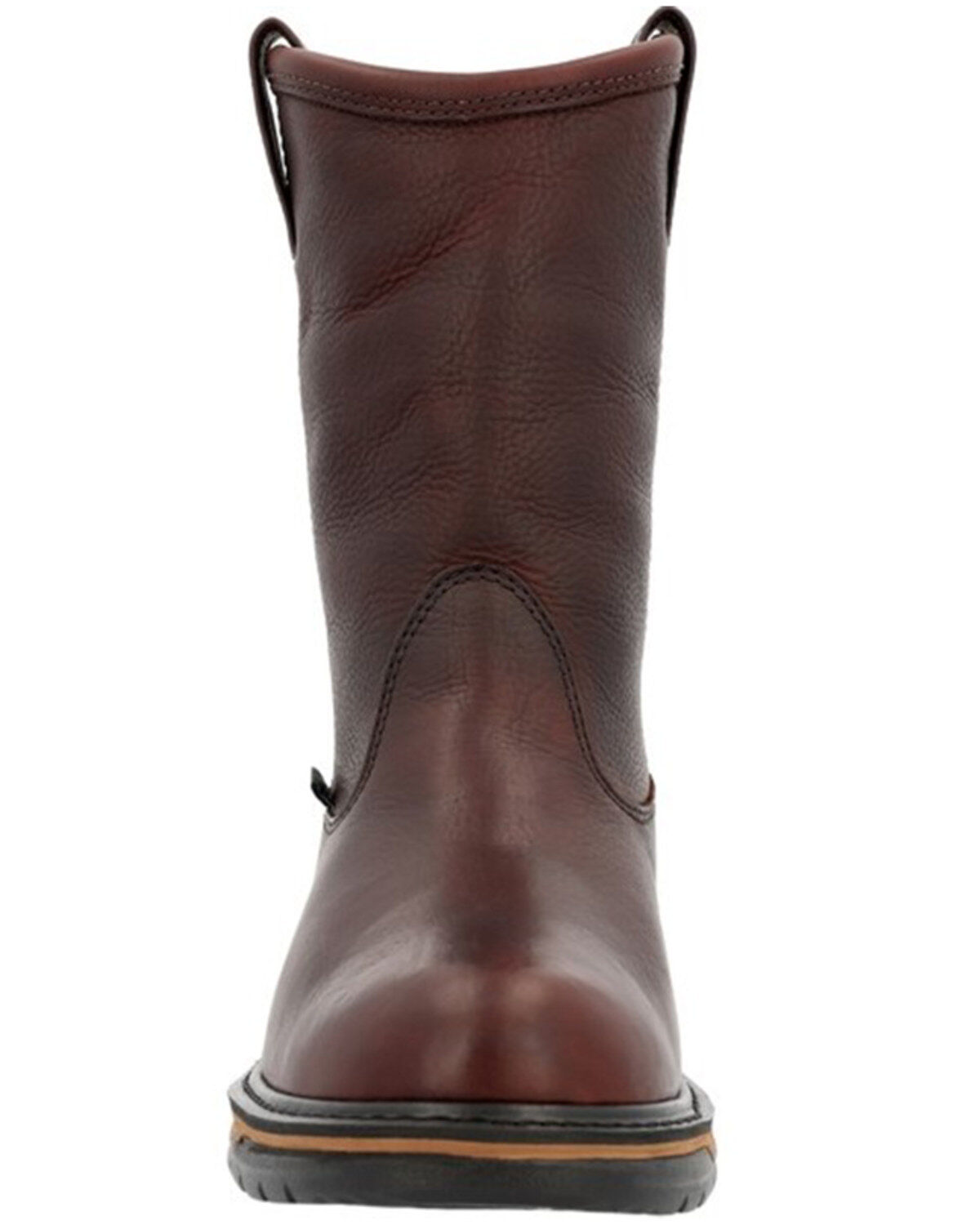 Image #4 - Rocky Men's IronClad Pull On Waterproof Work Boot - Steel Toe, Brown, hi-res
