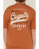 Image #4 - Ariat Boys' Coyote Short Sleeve Graphic T-Shirt, Brown, hi-res