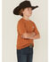 Image #3 - Ariat Boys' Coyote Short Sleeve Graphic T-Shirt, Brown, hi-res