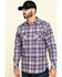 Image #1 - Ariat Men's Boot Barn Exclusive FR Everest Retro Plaid Long Sleeve Work Shirt , , hi-res
