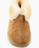 Minnetonka Men's Sheepskin Ankle Boots - Round Toe, Tan, hi-res