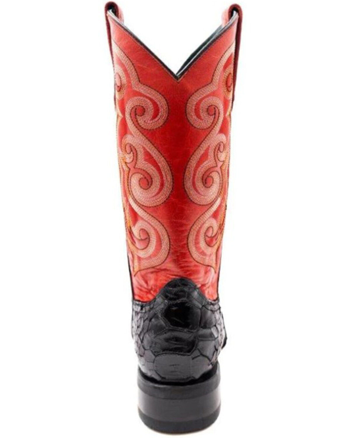 Image #5 - Ferrini Men's Kai Performance Western Boots - Broad Square Toe, Black, hi-res