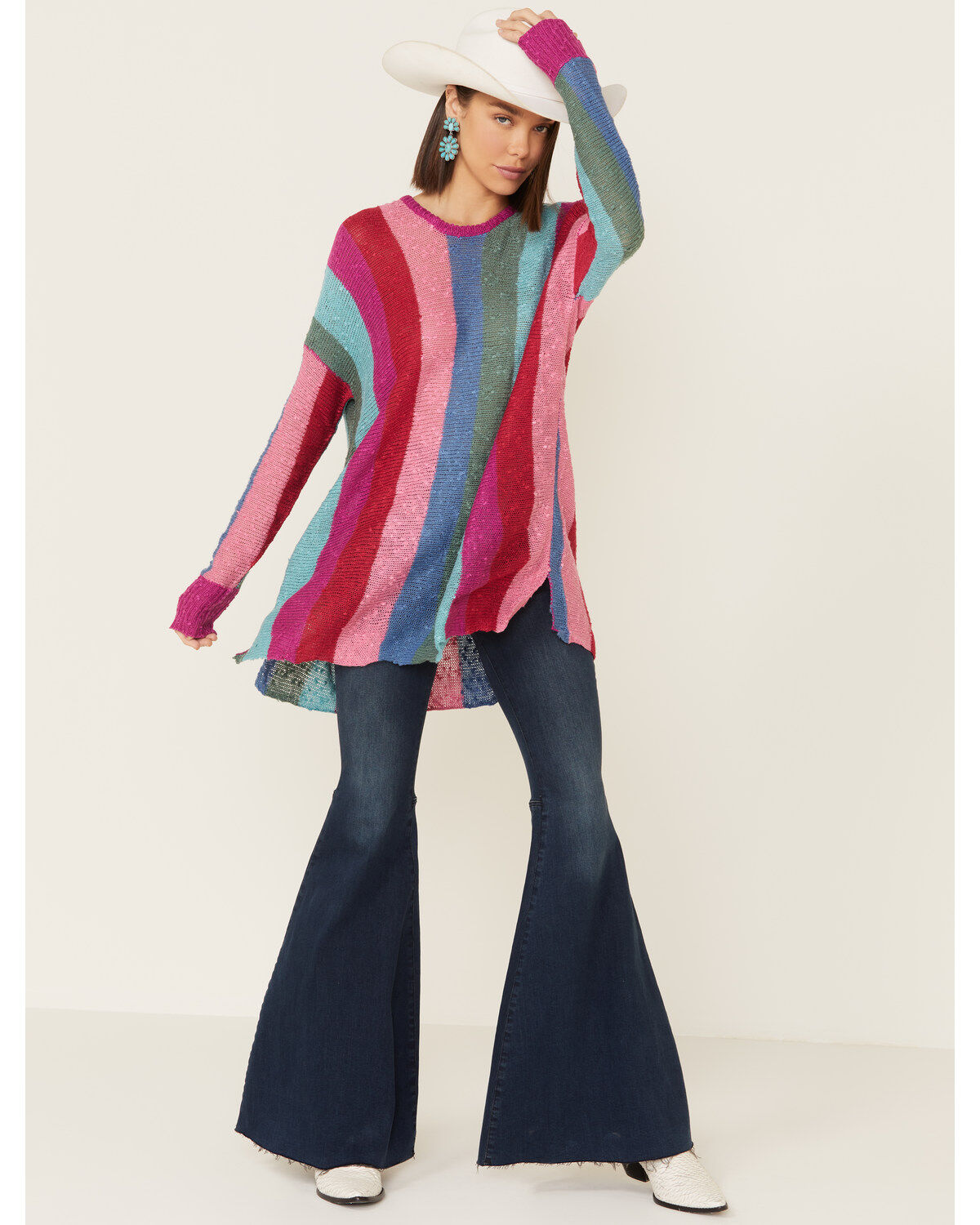 Image #2 - Show Me Your Mumu Women's Trina Madly Stripe Knit Sweater, , hi-res