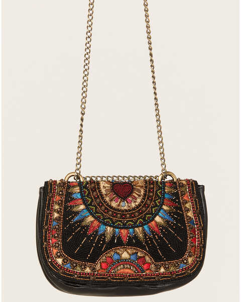 Image #2 - Mary Frances Use Your Imagination Multicolored Beaded Crossbody Bag, Black, hi-res