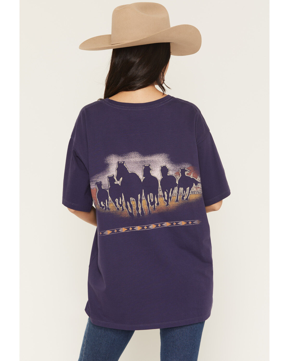 Image #4 - Wrangler Women's Vintage Horse Short Sleeve Graphic Tee, Purple, hi-res