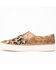Image #3 - Corral Women's Floral Embroidered Glitter Inlay Sneakers, Black, hi-res