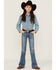 Image #1 - Rock & Roll Denim Girls' Pocket Bootcut Jeans, , hi-res