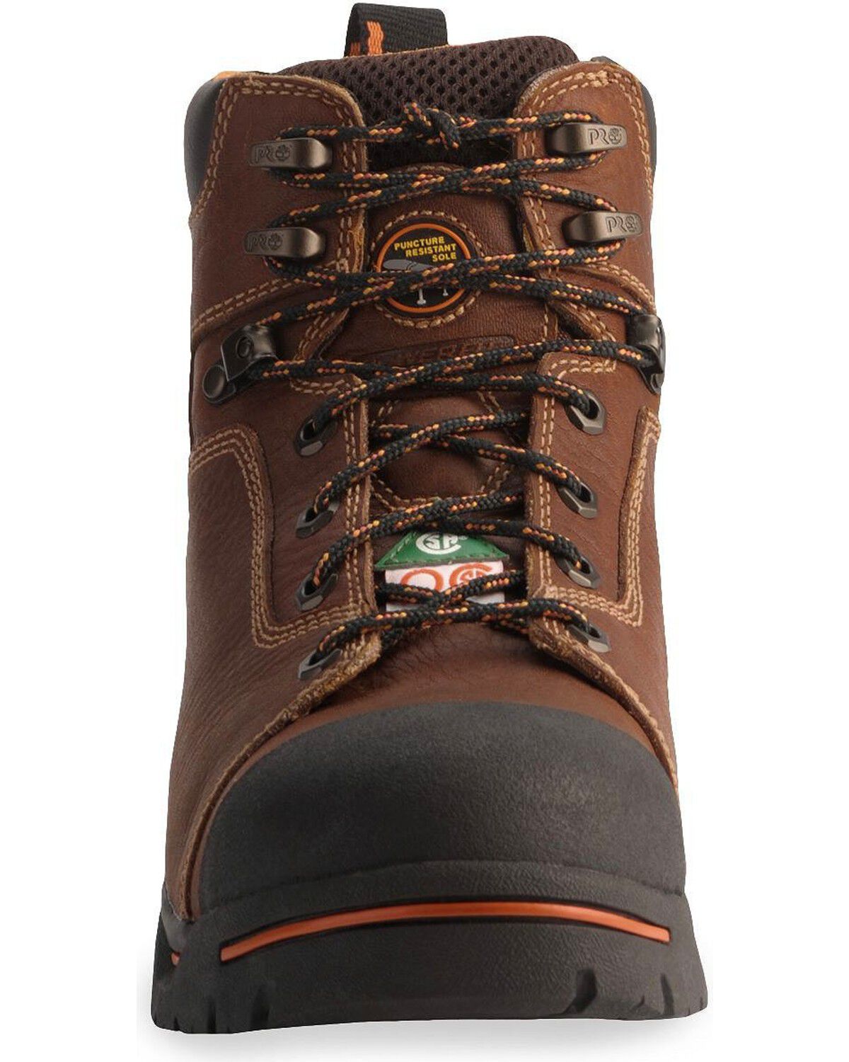 Image #4 - Timberland Pro Waterproof Endurance 6" Lace-Up Boots - Steel Toe, , hi-res