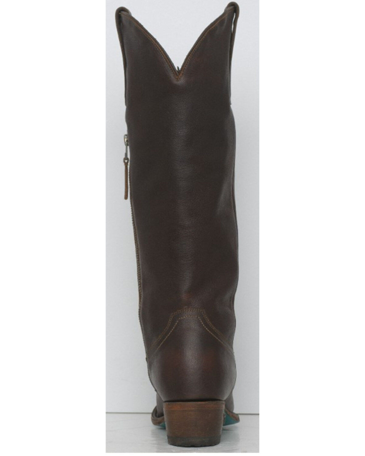 Image #5 - Lane Women's Plain Jane Tall Western Boots - Round Toe, Cognac, hi-res